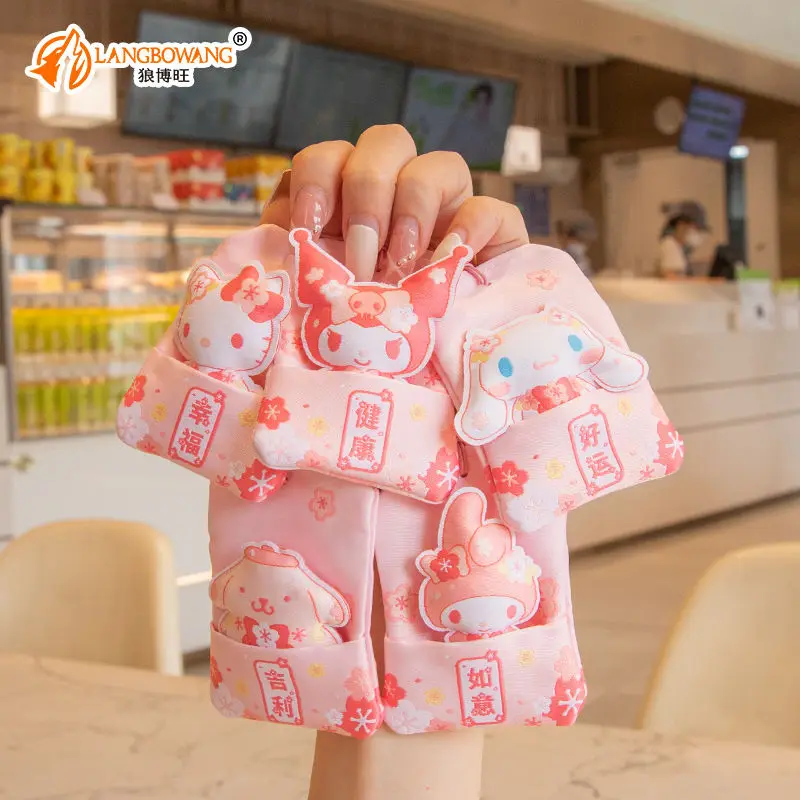 

Ароматерапевтический Саше «Hello Kitty My Melody Kuromi Kawaii Sanrio», саше «Хранитель сакуры» с хорошими благословениями, подвесное автомобильное украшение