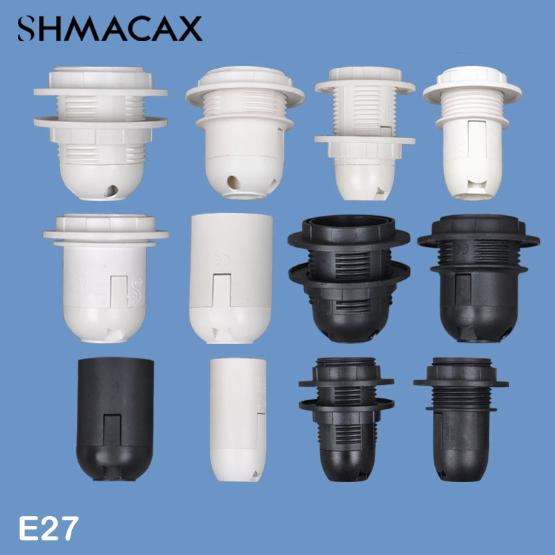 Led Light Bulb Lamp Base Head Power Holder AC Lampholder E14 E27 M10 Socket Electric Pendant Socket Screw Lamp Shade Converter