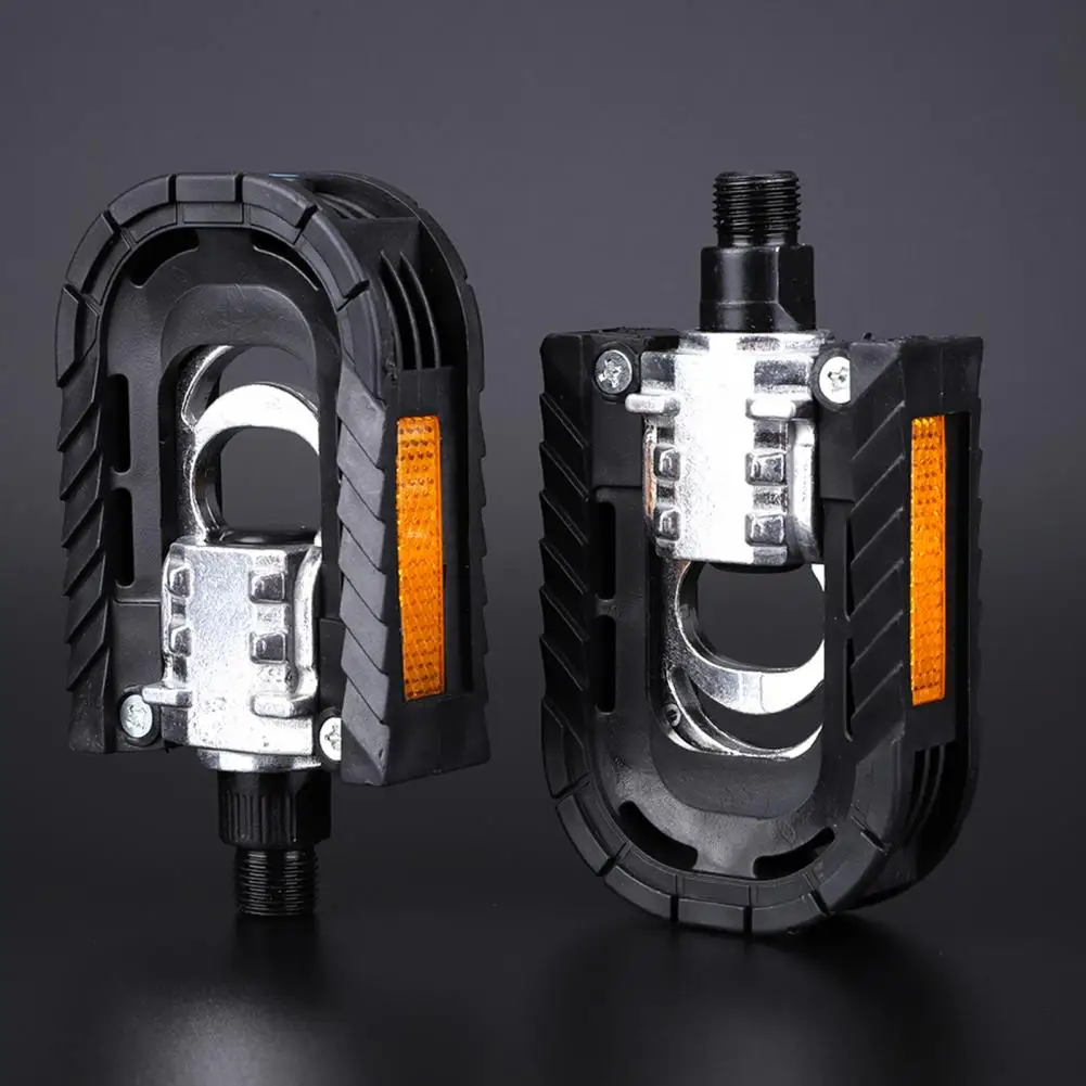 2Pcs Bike Pedal Universal Left Right Mountain Road Folding Bicycle Flat Pedal Platform Bike Replacement Mountain Bike Pedal 2025