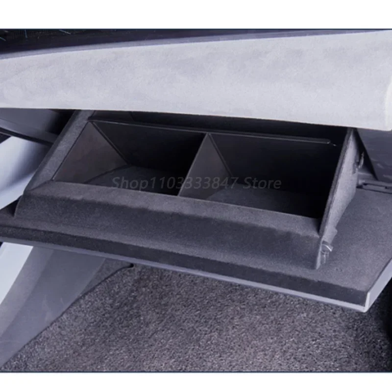 For BYD SEAL ATTO4 EV Car Passenger Glove Box Baffle Interior Central Storage Box Storage Finishing Partition BoxCar Accessories