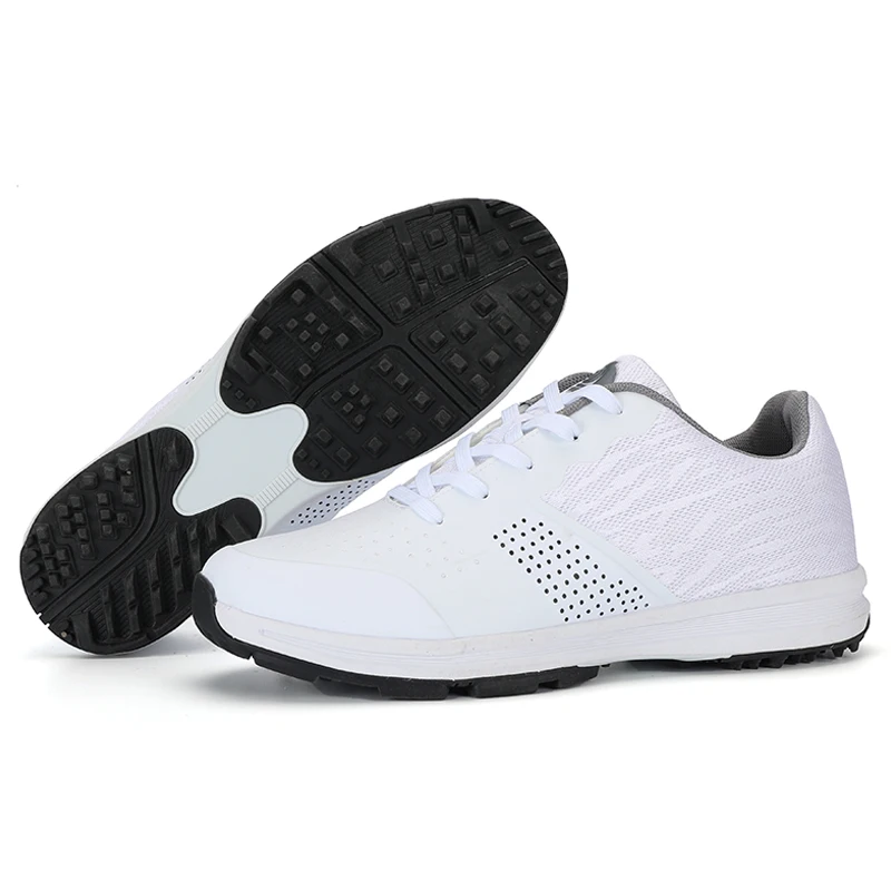 

Size 48 golf shoes Foreign trade new anti-slip breathable men's shoes Golf leather sports casual shoes without studs