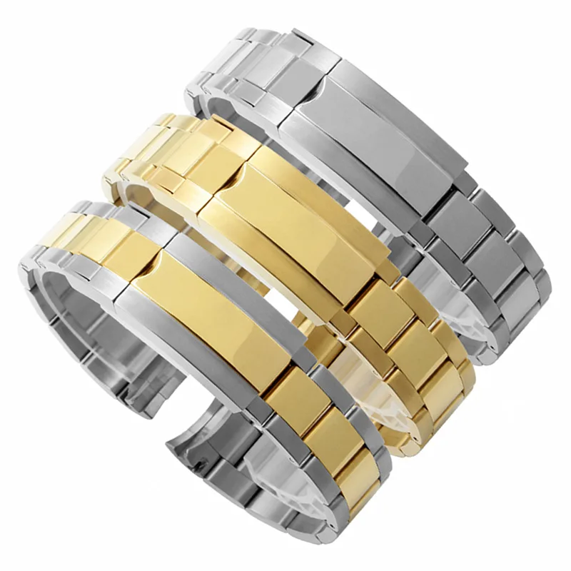 

Watch Bracelet For Rolex Daytona Water Ghost Submariner Watch Accessories Band Chain 20mm 21mm Solid Stainless Steel Watch Strap