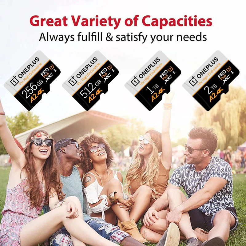 원플러스 2TB 메모리 카드 1TB 메모리 카드 512GB TF SD 카드 대용량 플래시 카드 플래시 드라이브 PC/폰/맥/카메라용 2026 신제품
