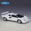 Welly 1:24 Lamborghini Countach LP5000s Alloy Sports Car Model Diecasts Metal Race Car Model Simulation Collection Kids Toy Gift 1