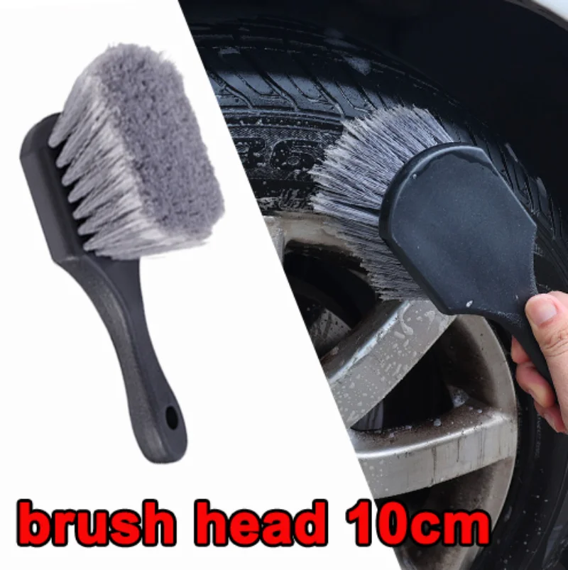 

Car Tire Brush Car Wash Tool Hub Scrubbing Brush Used At Home and Car for Tires Wheels Rims Inner Fenders Undercarriages