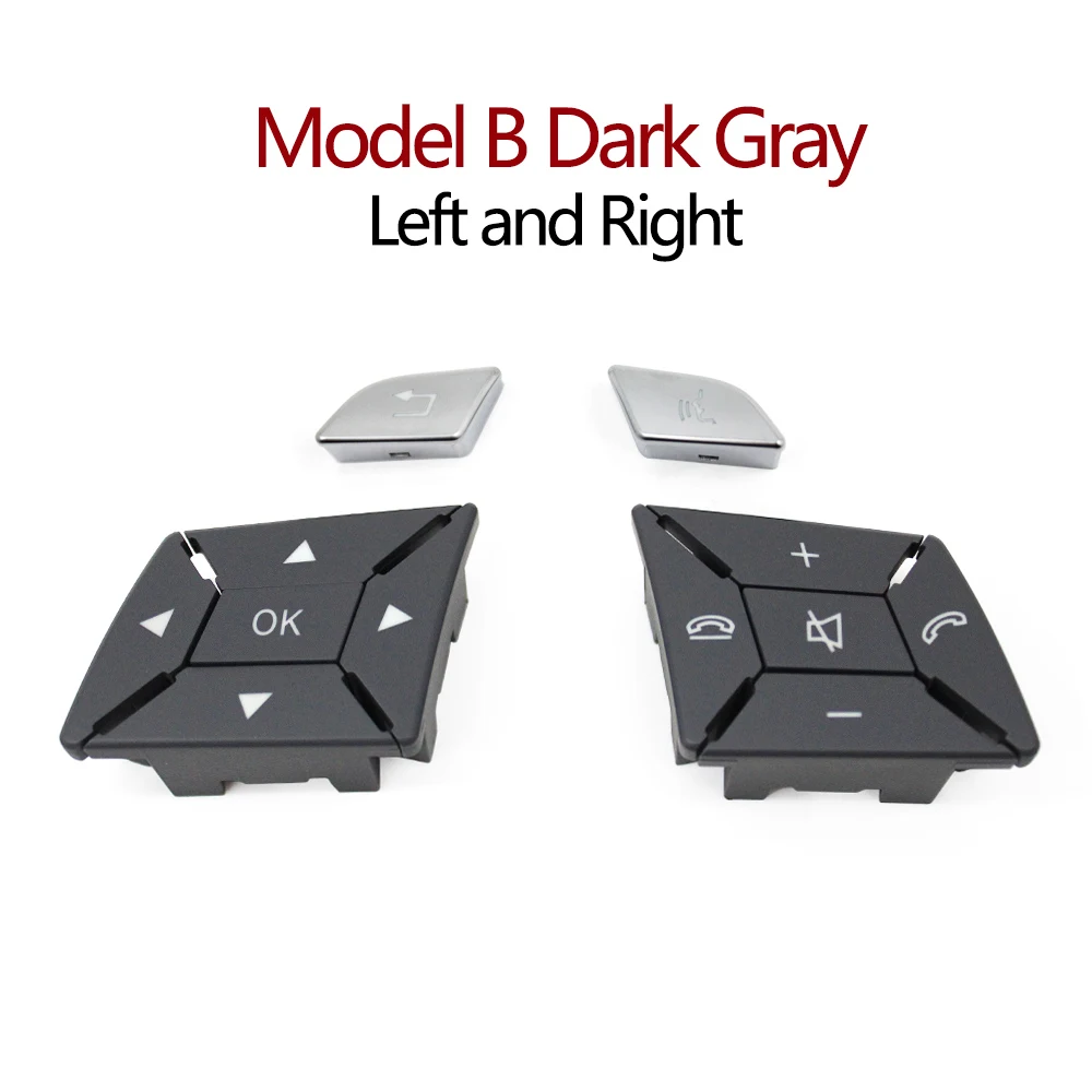 Kit De Réparation De Couvercle De Commutateur De Boutons De Volant De Voiture, Garniture Pour Mercedes Benz 204, Classe C, GLK, X204, Classe E, W212