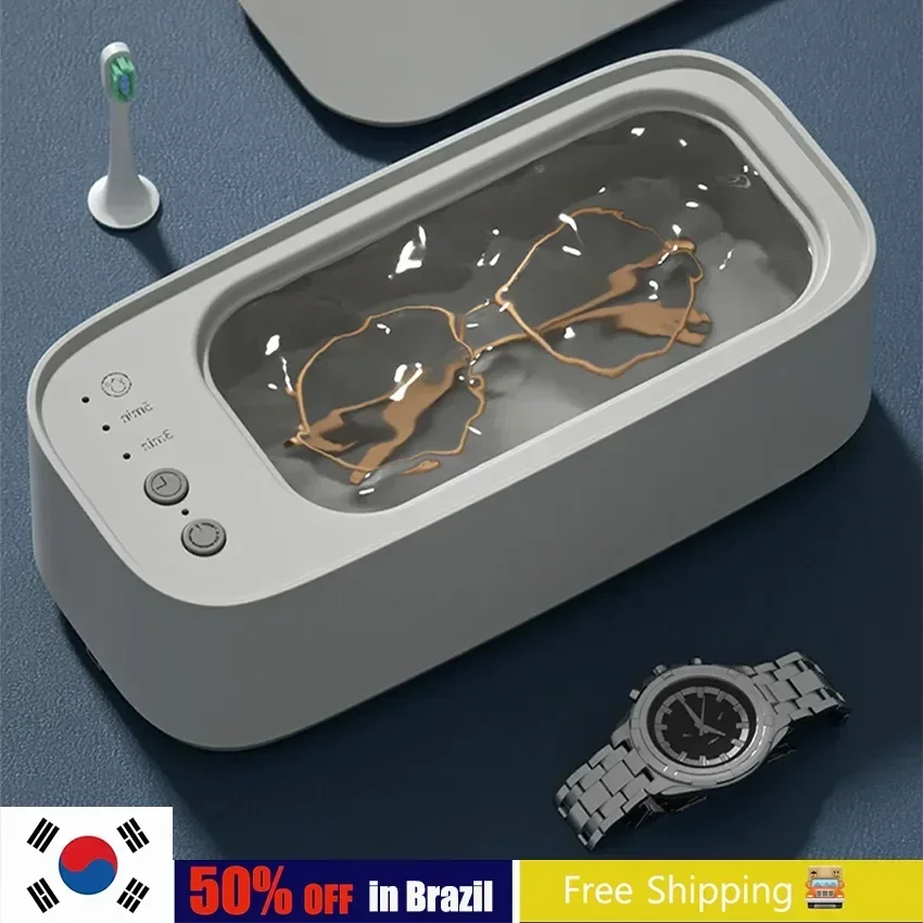 

Portable Ultrasonic Cleaning Machine Remove Stains High Frequency Vibration Wash Cleaner Jewelry Glasses Watch Washing Machine