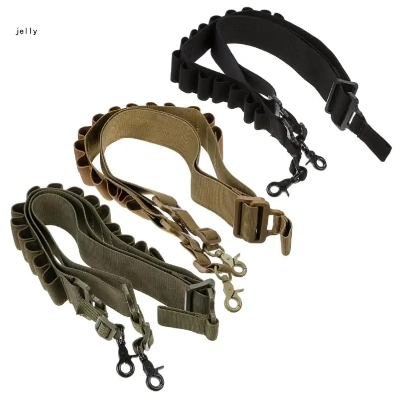 

448C Rounds Shotshell Holder Strap Multifunctional Hunting Nylon Holder Cartridge Shotguns Cartridge Holder
