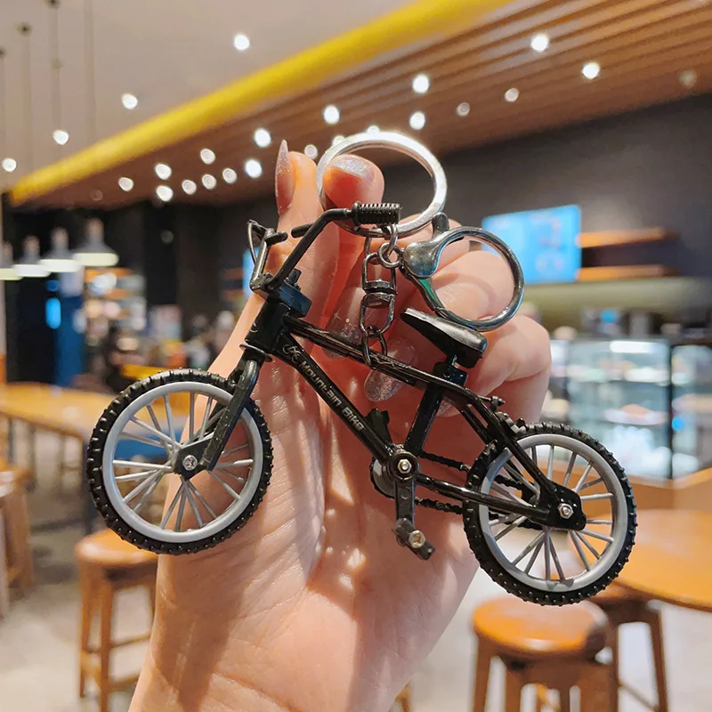 子供用自転車キーホルダー,ミニダイキャストメタルフィンガー