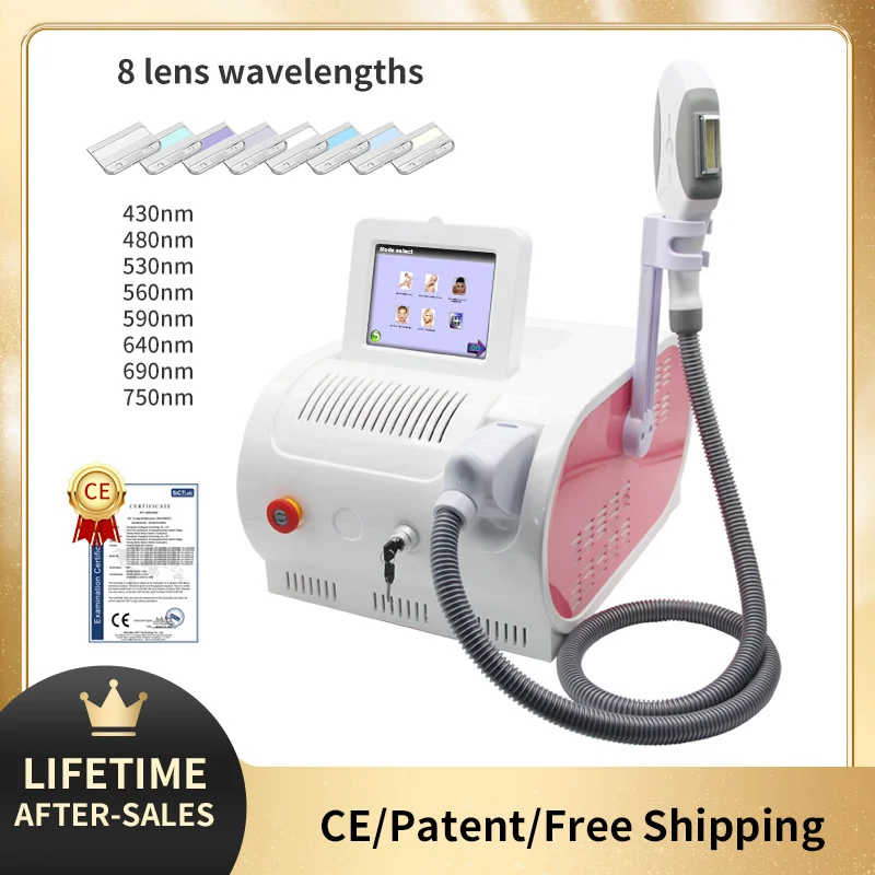 500,000 Times The Latest Technology Painless OPT+IPL Freezing Point 8 Filters Photonic Rejuvenation Pore Contraction Cooling