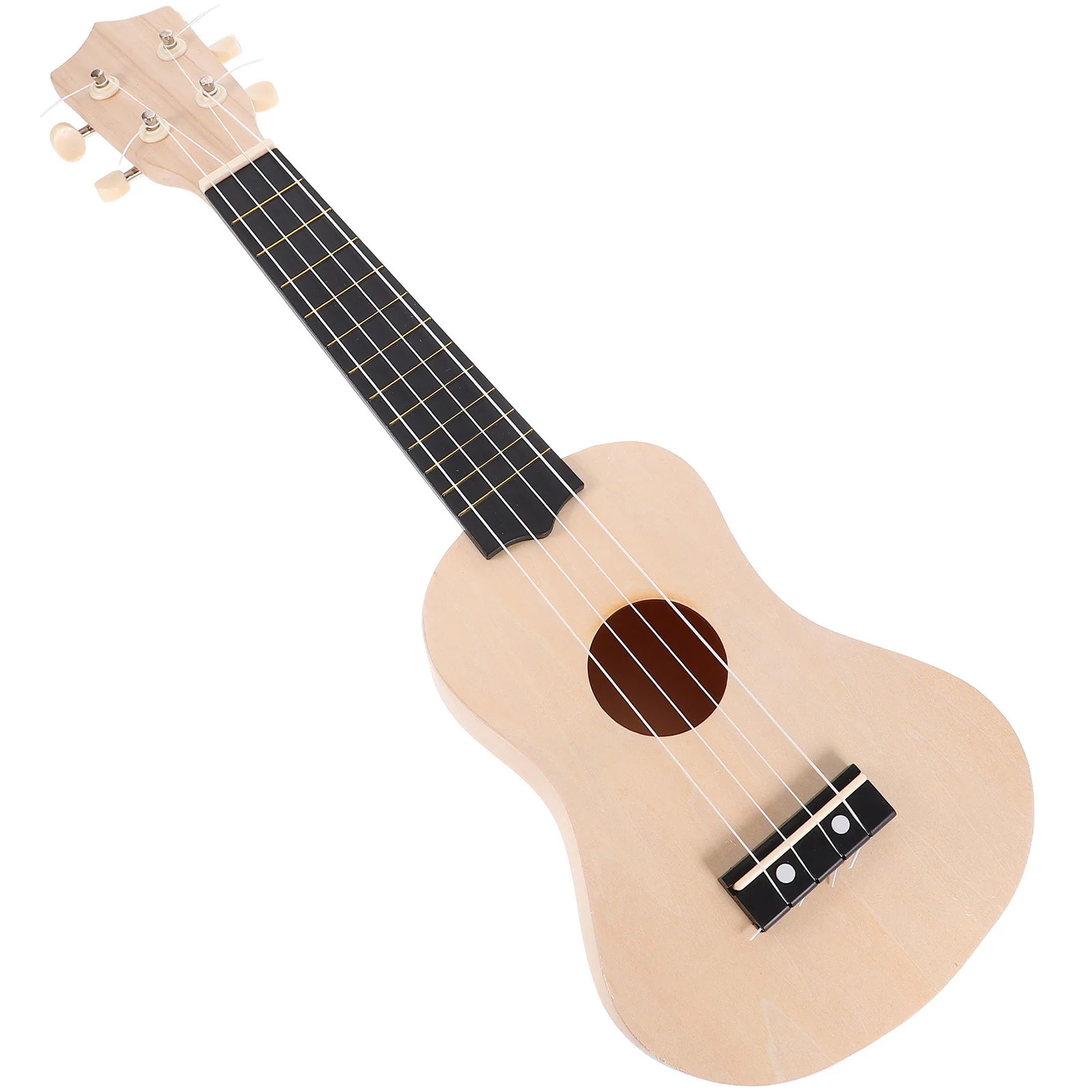 

Wooden Guitar Hand-assembled Ukulele Material Kit Child Build Your Own Self-painting