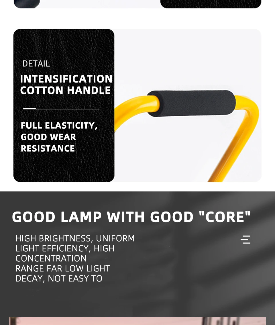 Portable Work Light with 10FT Cord LED Floodlight Se33d6c3c4b30452fa5a0cc60ee9e15f5V