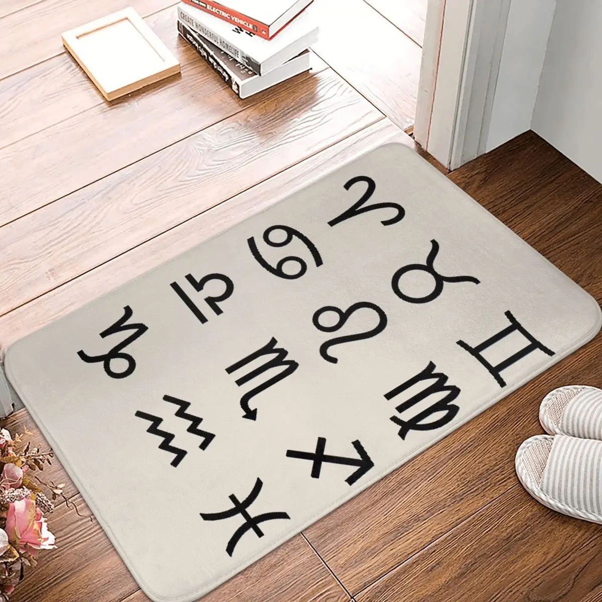 

Zodiac Sign Set Doormat Rug carpet Mat Footpad Bath mat Non-slip toilet Balcony Parlor durable Washable