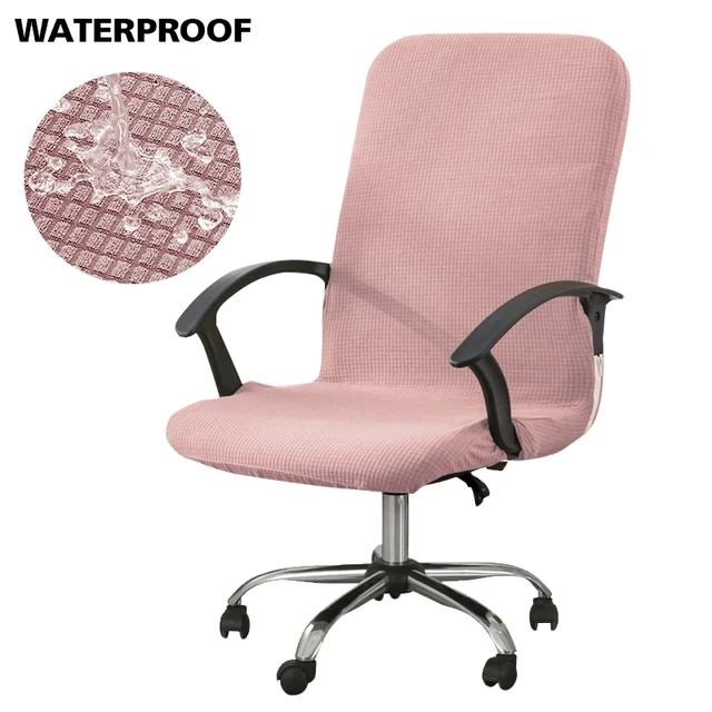 Waterproof Elastic Stretch Chair Covers - Anti-dirty Removable Slipcovers for Office and Desk Chairs