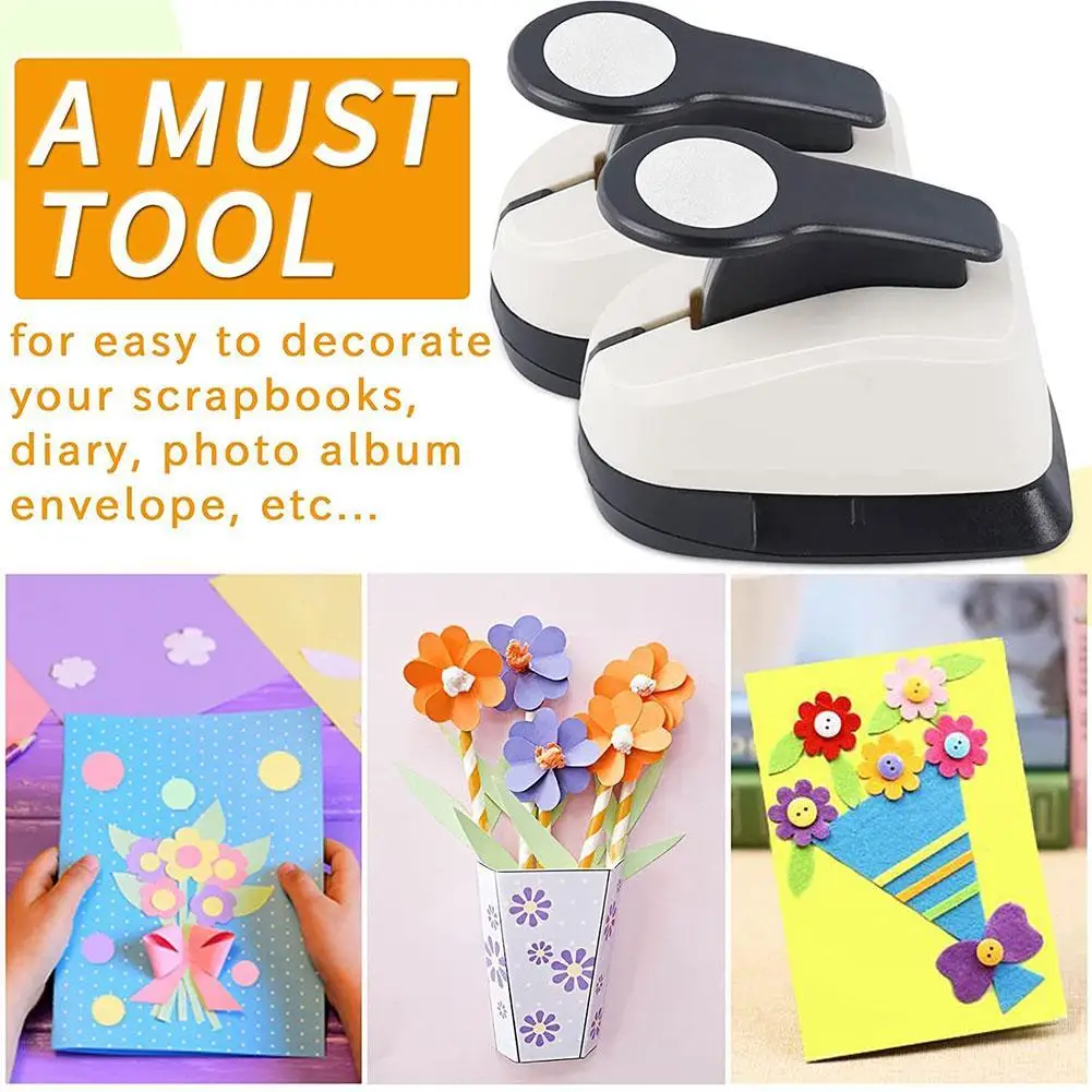 Embossing Device Children\'s Educational Love Flower Machine Punching Embossing Diy Handmade Love Device Punching Machine M9S5