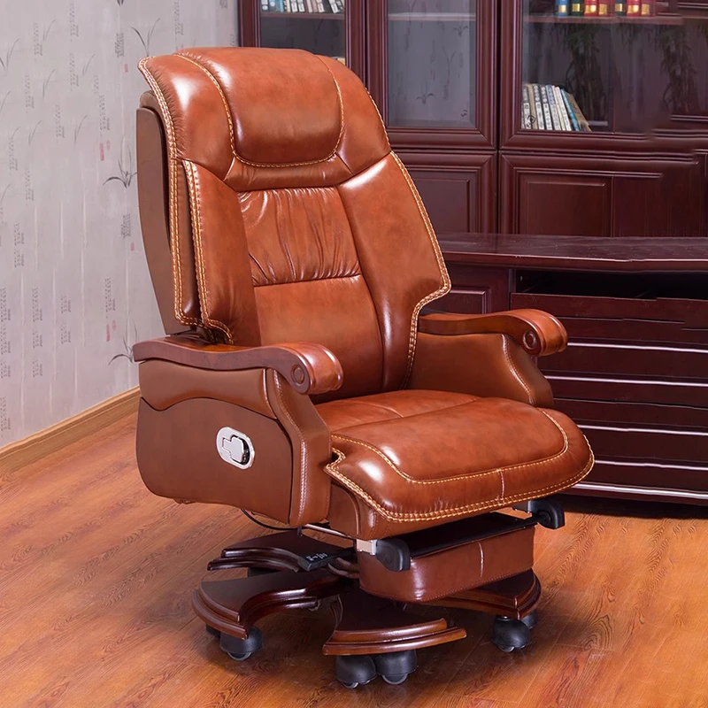 Swivel Mobile Boss Chairs Ergonomic Computer Luxury Massage Comfortable Office Chair Recliner Cadeira Ergonomica Furniture swivel makeup barber chair adjustable hairdressing cosmetic reception chairs accesories cadeira ergonomica barber accesories