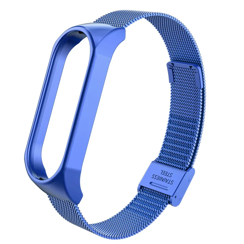 Metal Strap For Xiaomi Mi Band 6 5 Screwless Stainless Steel Wrist Bracelet MIband for Mi Band 4 3 5 Strap Wristbands Pulseira