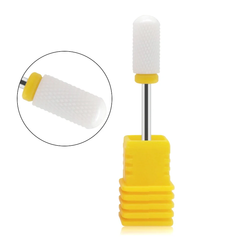 1PCS Ceramic Carbide Tungsten Nail Drill Bits For Electric Drill Manicure Pedicure Tools Nail Art Drill Machine Accessories 4