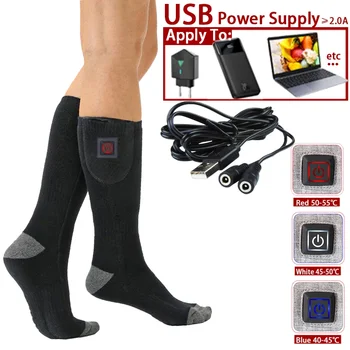 Electric Heated Thermal Socks 1