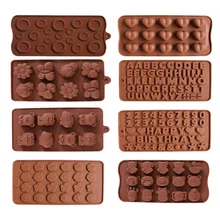 Animal Number Letter Silicone Mold Chocolate Moulds Jelly Molds DIY Silicon Soap Molds Cute Animal Mould Kids