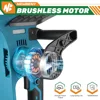 2000W 12 Inch Cordless Brushless Electric Chainsaw 18000RPM  Rechargeable Garden Wood Cutting Logging Saw For Makita 18V Battery 3