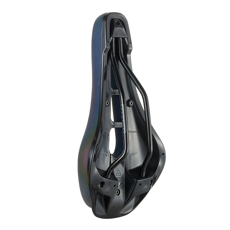 MOTSUV Bicycle Rainbow Saddle Soft Silica Gel PU Leather Comfortable Road Mountain Bike Seat Cushion Shockproof Front Seat Mat bicycle saddle