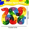 Montessori Children's Wooden Puzzle Toy 26 English Alphabet Number Animal Shape Cognition Educational Toys for Boys Girls Gift 6