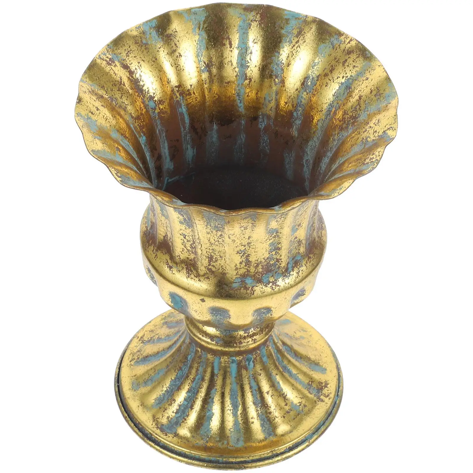 Mini Office Vase Hinged Different Heights Iron Decorations Floral Arrangement Container 3