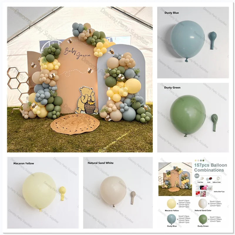 

157 шт., Декоративная гирлянда для воздушных шаров