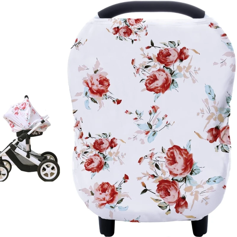 Mother Outing Breastfeeding Towel Cotton Baby Feeding Cover Anti-privacy Infant Nursing Towel Carseat Swaddles Blanket