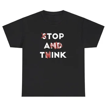 Top A Twink Funny T-shirt Inappropriate Adult Humor Jokes Gen Z T-shirt Graphic T Shirts Women Clothing Fashion Harajuku Y2K Top 1