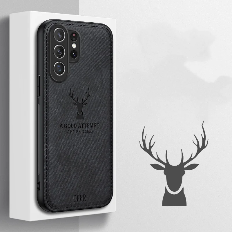 Elegant Deer Head Pattern Shockproof Phone Case