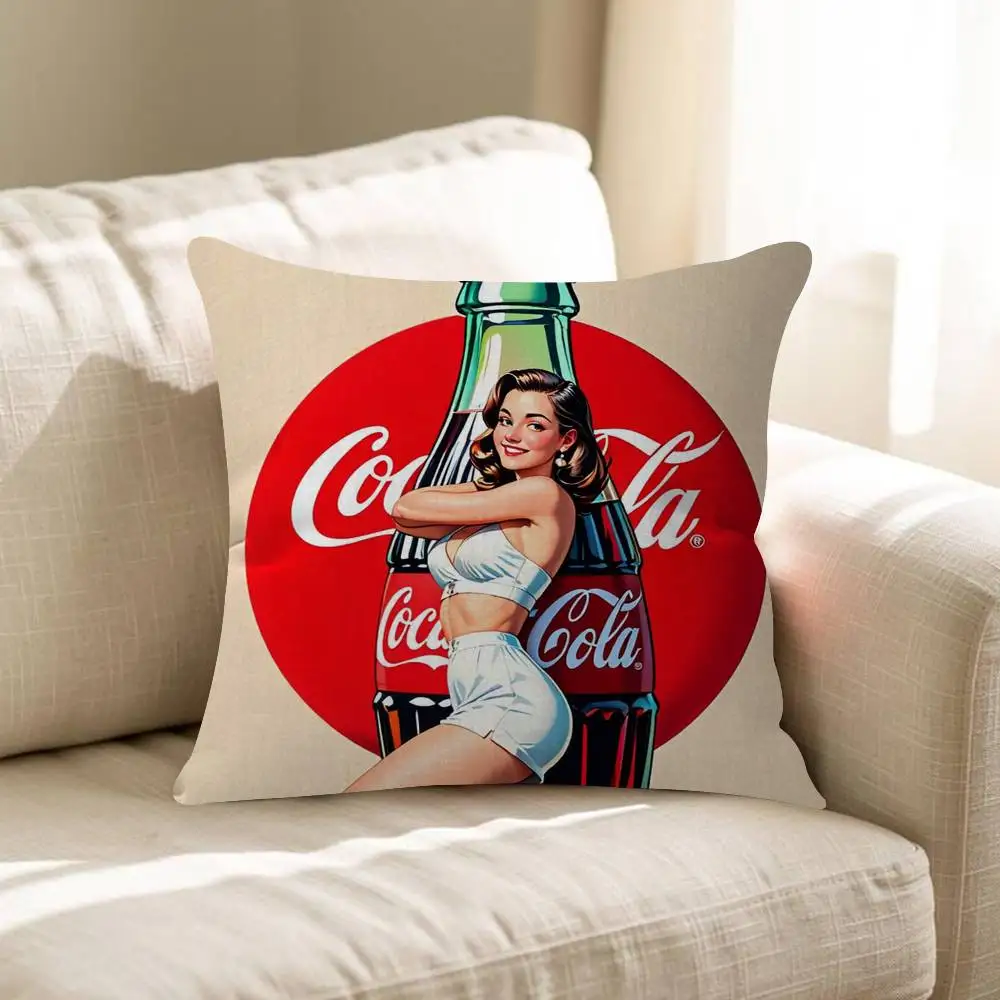Soda Water C-Coca-C-Cola personalisierter Kissenbezug für Kinderzimmer, wilde Party-Dekoration, Kissenbezug für Kinder, Geburtstagsgeschenk – Detail 9