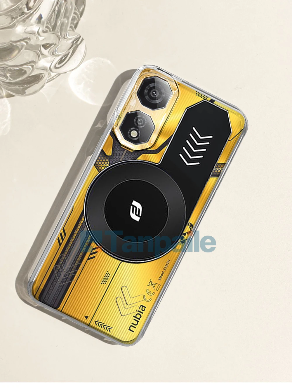Enhanced Cooling Shockproof Gaming Case - Transparent Black Soft TPU with Heat Dissipation Bumper