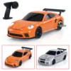 1/43 Mini Drift Race Car RTR Remote Control Toy Car 4WD Tyres Radio Lights Traffic Cones Ready to Run Toy Model for kids 2