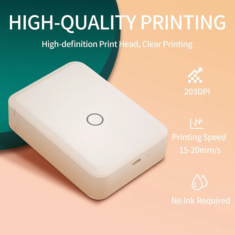 Niimbot D110 Smart Label Maker Mini Pocket Thermal Sticker Marker Wireless Printer Portable Handheld Home Office Storage Printer - Imagem 2