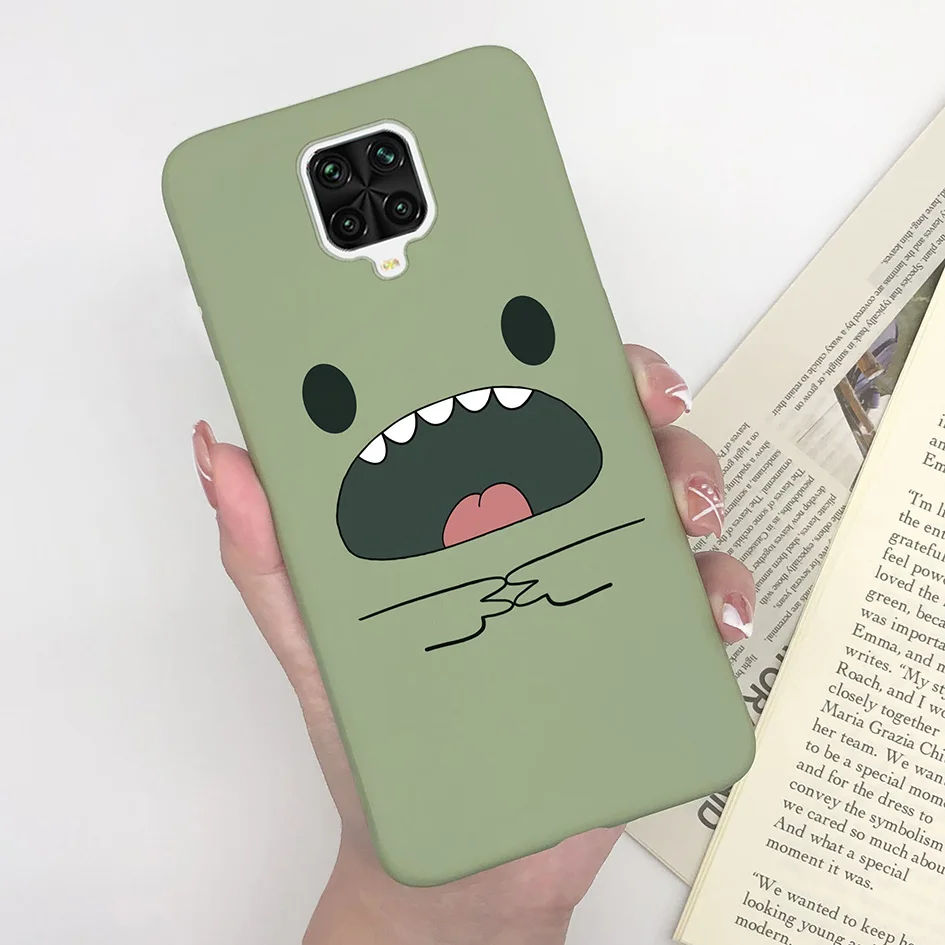 Matte Cute Girl Avocado Soft Silicone Phone Case – Green Bumper Cover