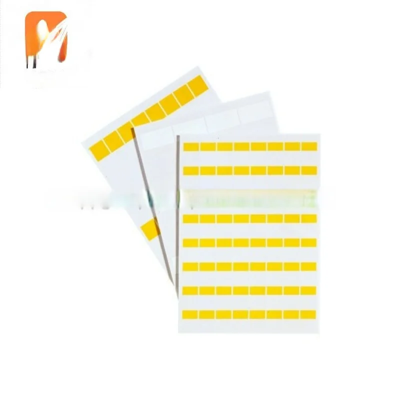 

Cable marking, markers of vinyl with an protective transparent foil