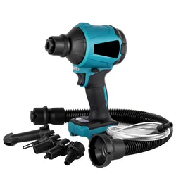 1000W 40000RPM Cordless Blower Inflator Blow Suction Dual Use Multifunction Rechargeable Dust Blower For Makita 18v Battery