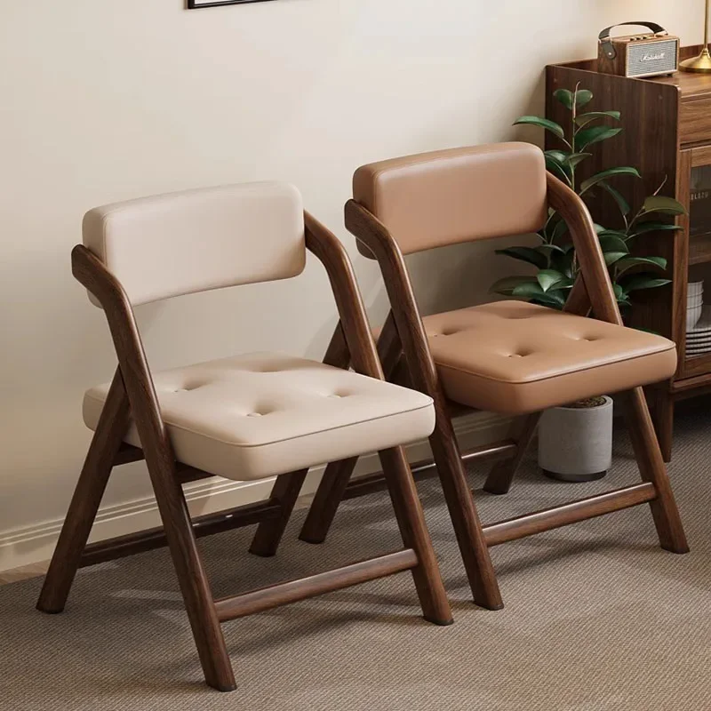 Folding Kitchen Furniture Dining Chairs Household Living Room Backrest Office Desk Chair Cadeiroes De Sala Leisure Chess Chairs