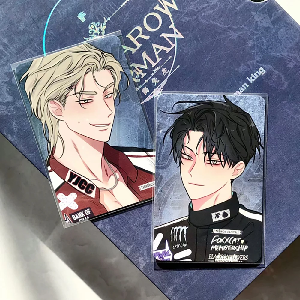 황혼의 저조 애니메이션 카드 김의현 3 인치 작은 카드 어린이 문구 학생 메시지 컬렉션 선물 방수