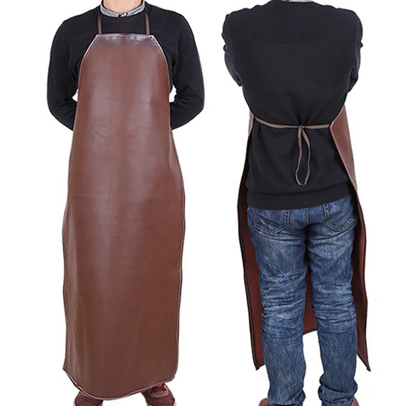 

1pc Apron Polyurethane Apron Equipment Protection 100cm Waterproof Fireproof Protector Safety Clothing For Cooking Washing