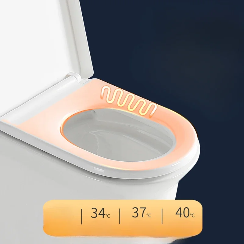 Heated Toilet Seat 4-Level Adjustable Temperature Leakproof Toilet Lid Waterproof U/V Seat Cushion Antibacterial toilet seat cover,toilet seat accessories