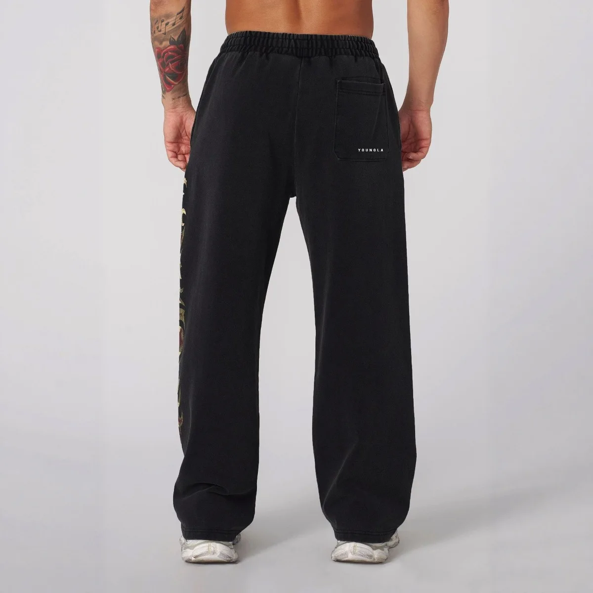 Pantalon Jogging Femme – Taille Haute – Beige – Youngla – Taille S