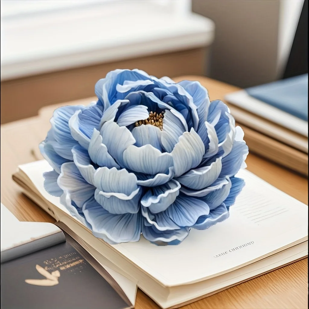 Wypukła silikonowa forma z detalami kwiatowymi