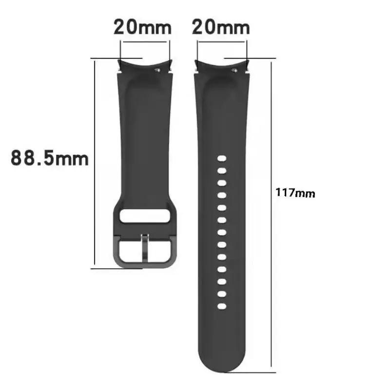 Premium Silicone Smart Watch Wristband Bracelet - Soft and Durable Strap