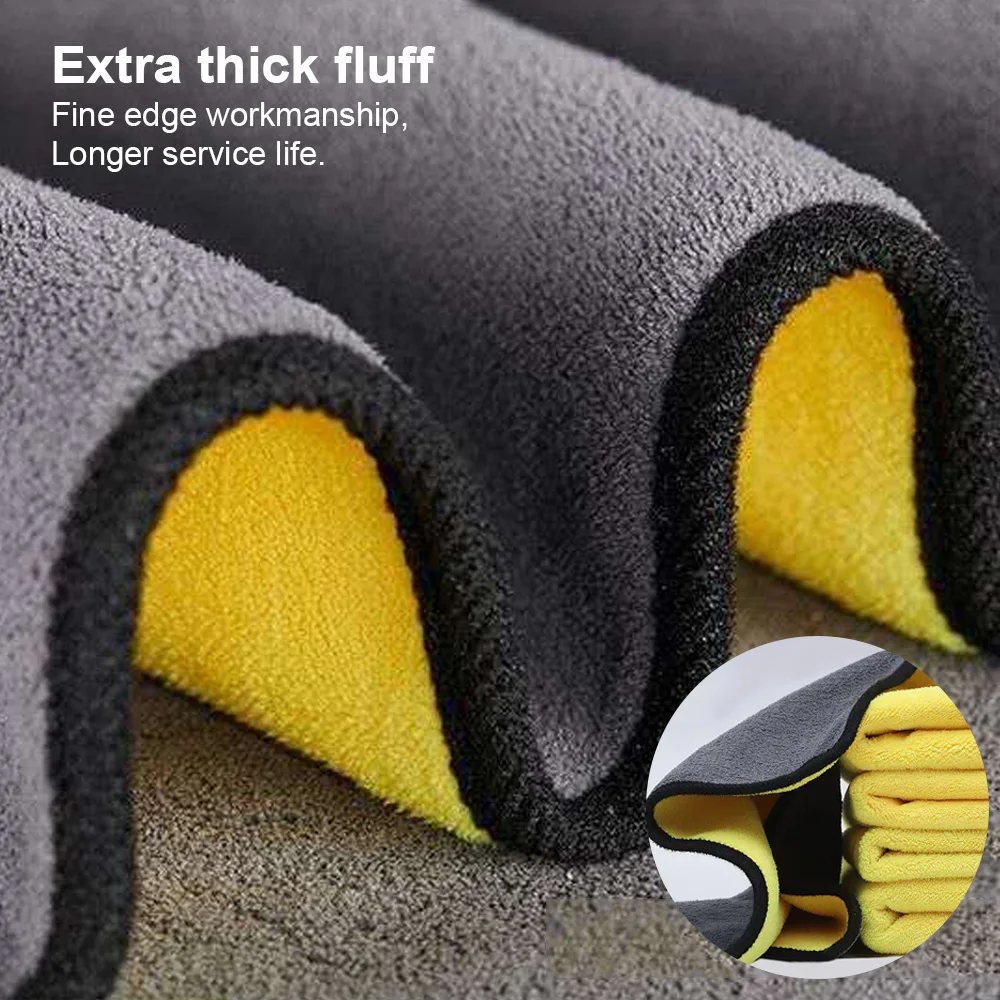 5/10/15/20pc Microfiber Car Cleaning Towel/ Multipurpose High Water Absorption Car Wash Towel/ Kitchen Cleaning Washing Cloth