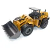 Huina 1583 22 channel alloy remote control car 1:14 simulation bulldozer engineering vehicle children's toy holiday gift 3