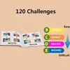 1pcs 120 Challenge Toy Modes 3D Puzzle Wisdom Love Board Game Skill Building Educational Game with Portable Box Toy Kids Gift 3