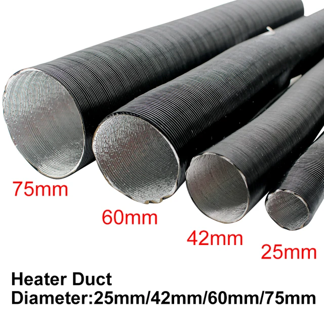 25mm 42mm 50mm 60mm 75mm Diameter 50-300cm Length Air Diesel Parking Heater  Duct Pipe Tube Hose For Car Camper - AliExpress